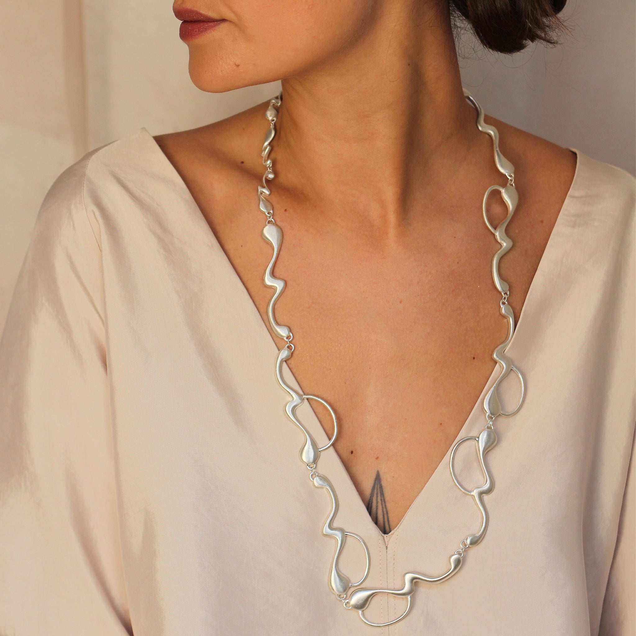 Dancer’s Dream Necklace in Silver & Gold Vermeil